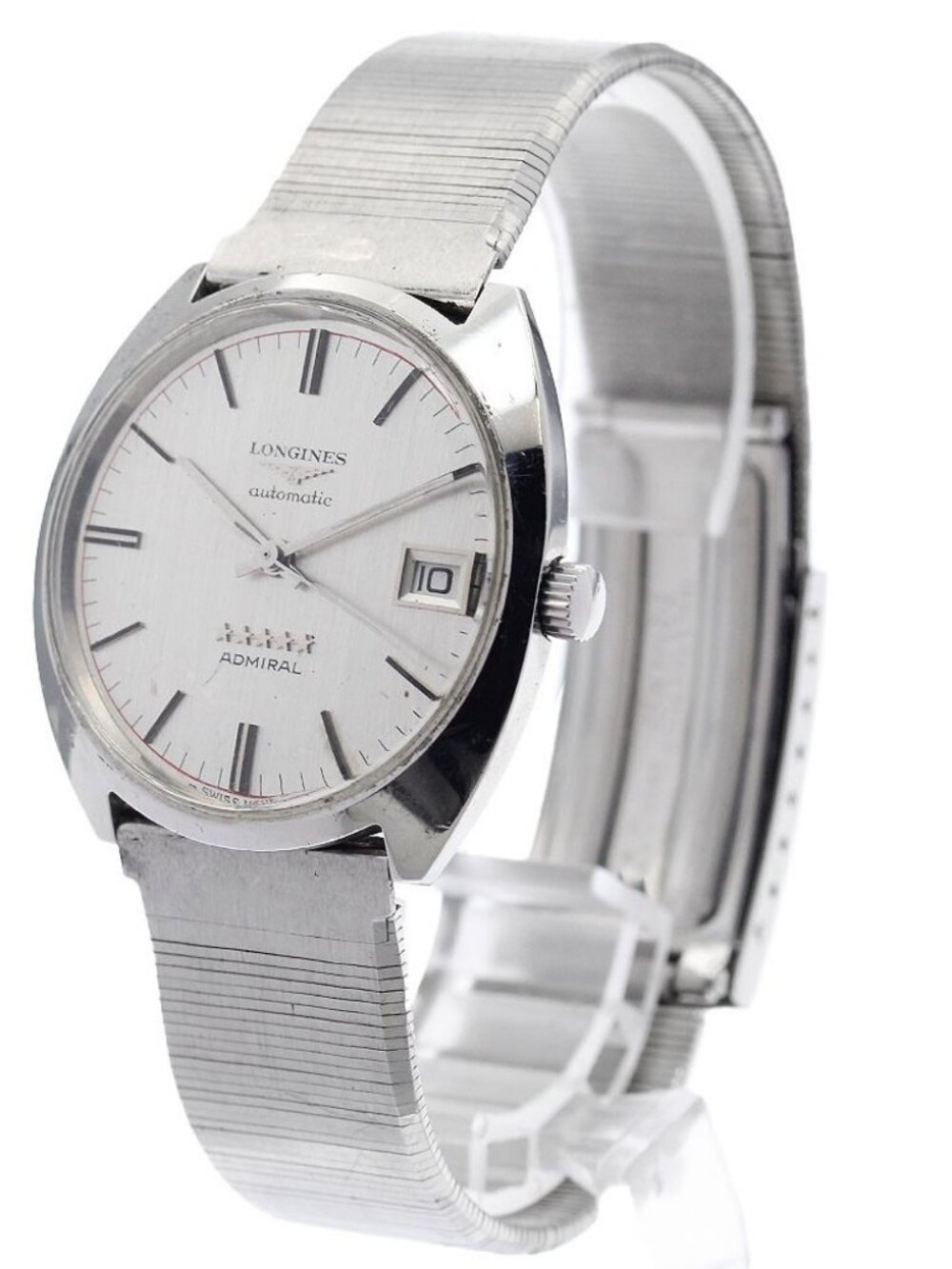 LONGINES Admiral 5 Star Date Silver Dial Automatic Men's Watch_941176 - Picture 7 of 11